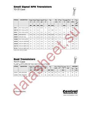 2N917 datasheet  